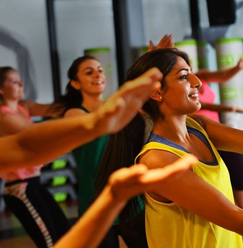 David Lloyd  Fitness dance class