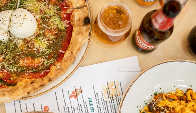 Materello Pizza and drink