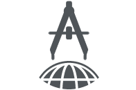 land and planning icon