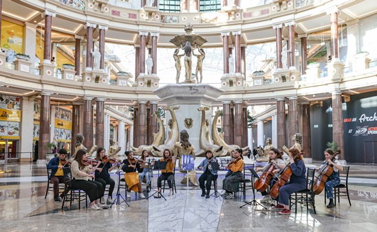 Untold Orchestra for Ukraine in Trafford Palazzo