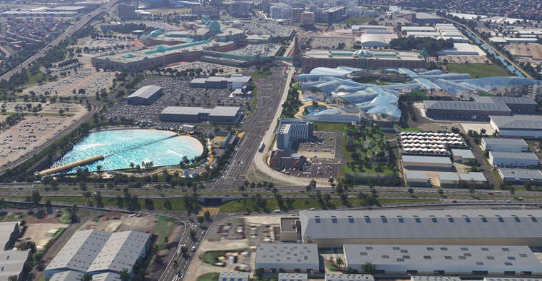 TraffordCity CGI future developments