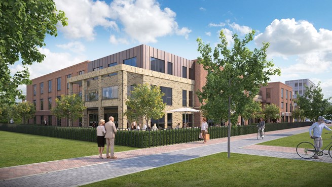 Trafford Waters Care Home CGI