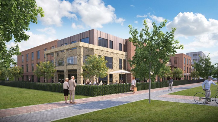 Trafford Waters Care Home CGI